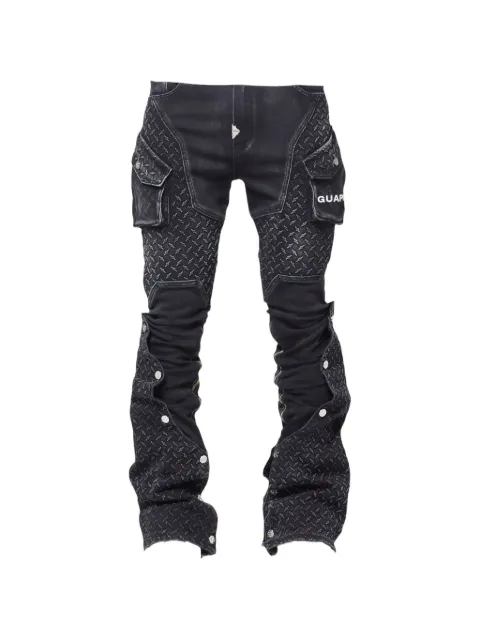 GUAPI panelled jeans Black GVBSPDSS26