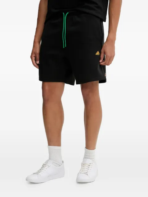 adidas X Fortnite embroidered drawstring shorts Black JV7963