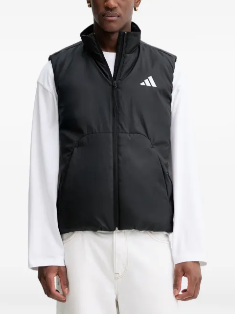 adidas City Tech Climawarm logo stripe gilet Black JW1877