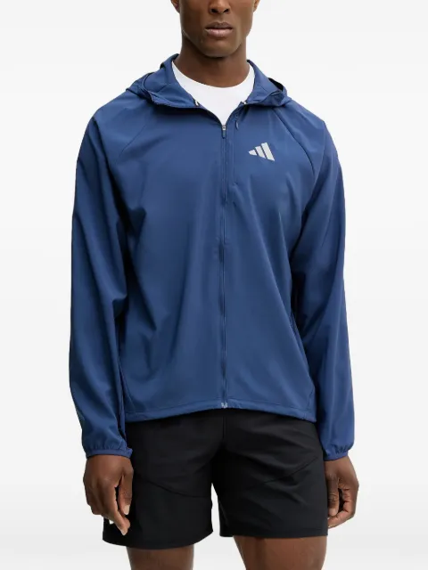 adidas hooded zip-fastening jacket Blue JZ7781