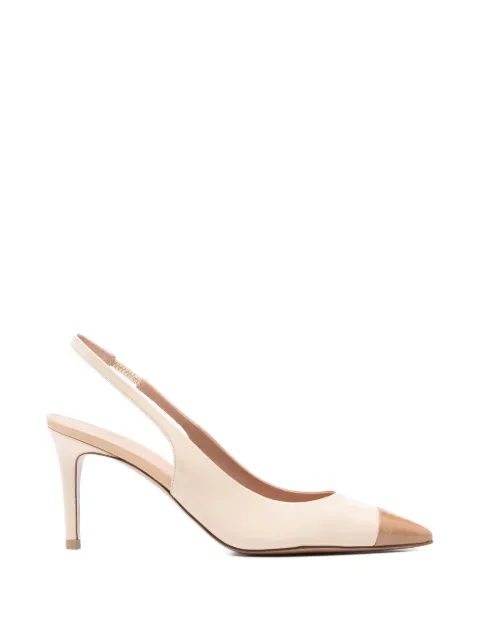 Festa Milano cap-toe slingback pumps Neutrals CLELIA