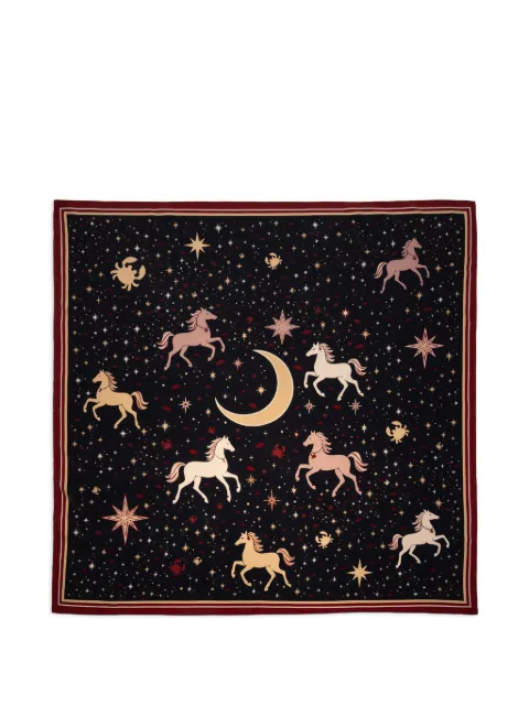 Eshvi Le Cheval scarf Blue PKSES013