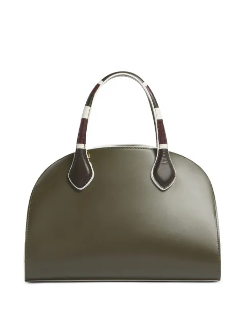 Marni leather Overlap small handbag Green BMMP0175A0P9049