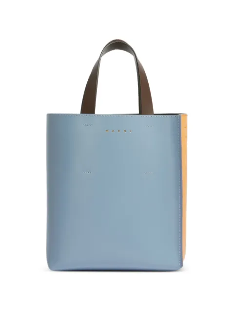 Marni Museo mini bag in leather Blue SHMP0039Y0LV639