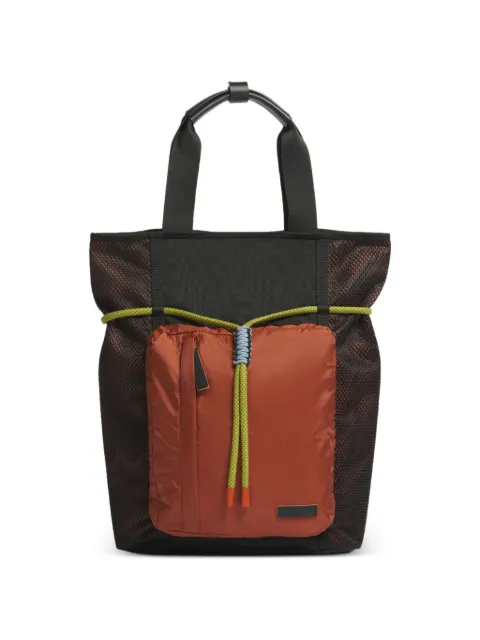 Marni mesh-panels tote bag Black SHMQ0105U0P9109