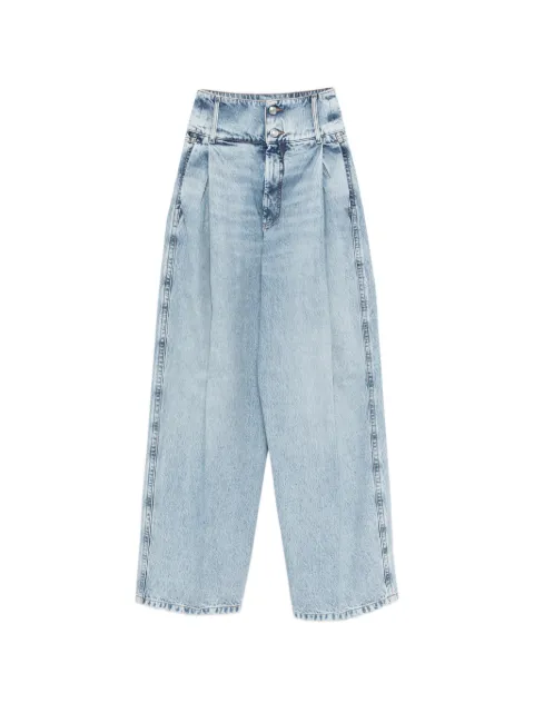 Sportmax pleated jeans Blue SPSALBATRO009CHIAROUSED