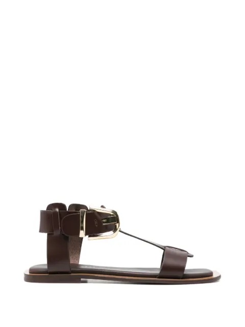 Bibi Lou buckle leather sandals Brown 901Z08AA