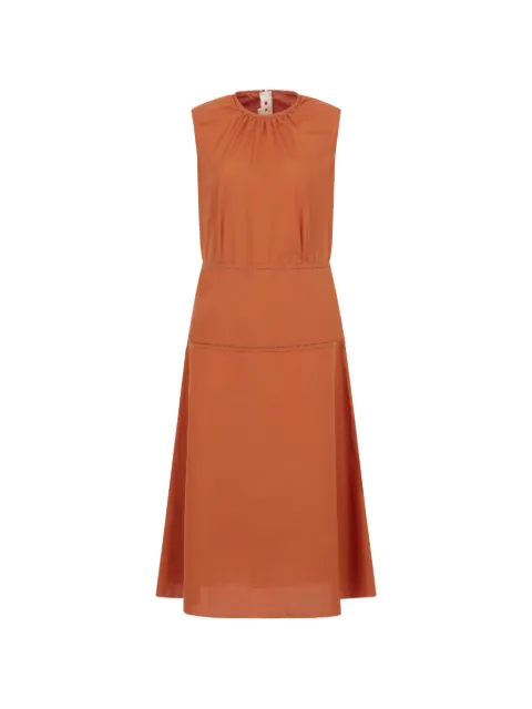 Marni tiered sleeveless dress Orange ABMA1558A1UTC193