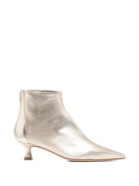 Anna F. pointed-toe boots Gold 9512