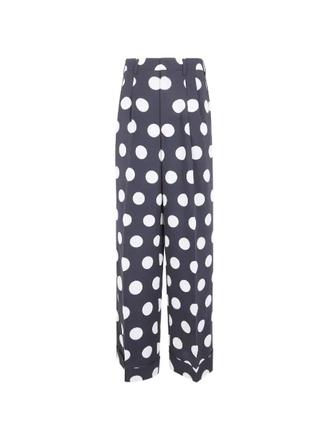 Junya Watanabe polka-dot trousers Grey JQP033