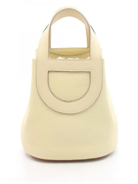 Hermès Pre-Owned 2025 Clemence and Swift In The Loop 18 handbag Yellow VDTANYQH60NJM3Z8