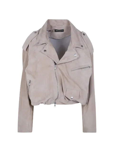 DRHOPE suede jacket Neutrals 8203SUEDE