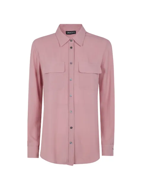 DRHOPE flap-pocket shirt Pink 13424356