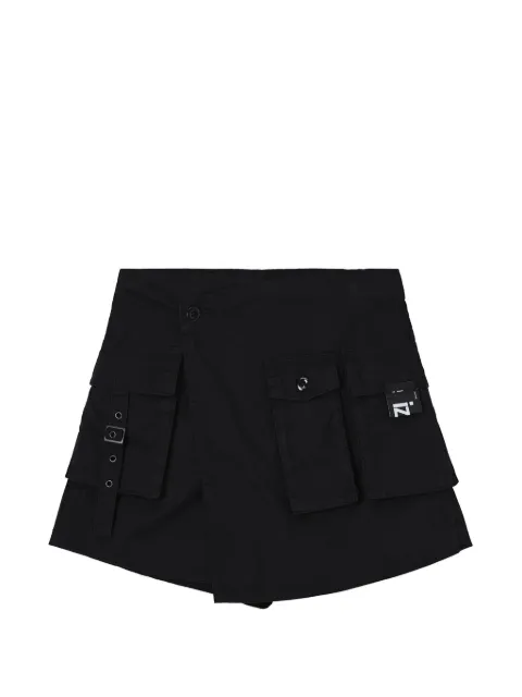 izzue logo-patch shorts Black IZXSPW00822X