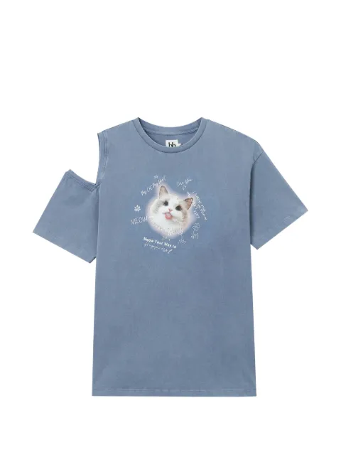 b+ab printed T-shirt Blue 6S651AS