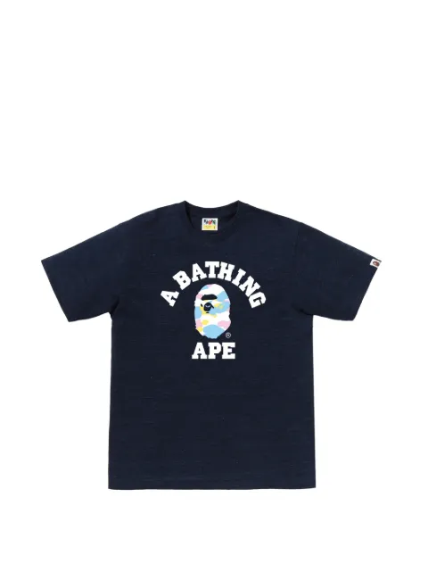 A BATHING APE® graphic T-shirt Blue 001TEM301025M