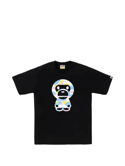 A BATHING APE® ape graphic T-shirt Black 002TEM301009M