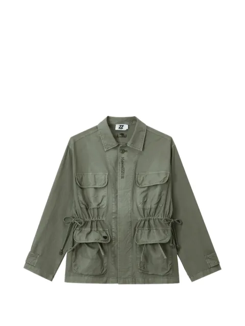 izzue drawstring-waist military jacket Green IZXLJW00800X