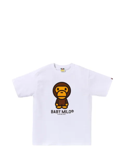 A BATHING APE® graphic print T-shirt White 002TEM301001M