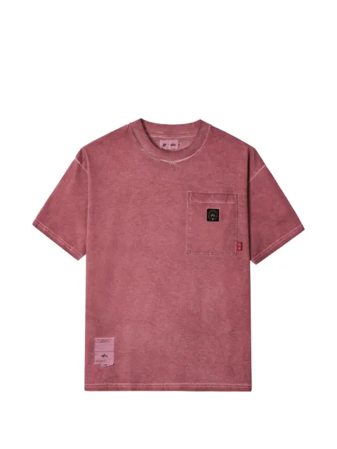 izzue x Alpha Industries patch-pocket T-shirt Red IZXTEM00648X
