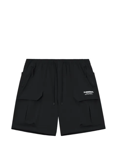 FINGERCROXX pocket drawstring shorts Black FFXSPM01302X