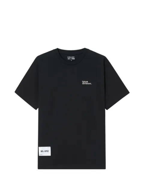 izzue logo-print T-shirt Black IZXTEM00634X