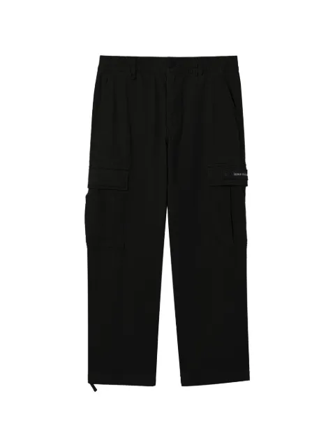 izzue logo-patch trousers Black IZXPTM00618X