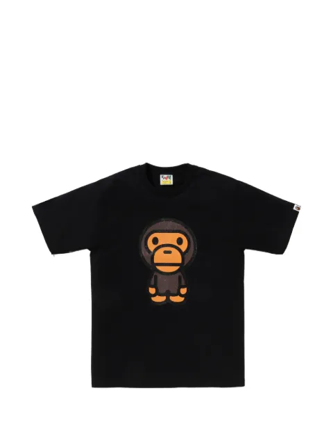 A BATHING APE® ape graphic T-shirt Black 002TEM301011M