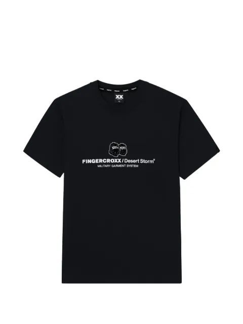 FINGERCROXX short-sleeve T-shirt Black FFXTEM01320X