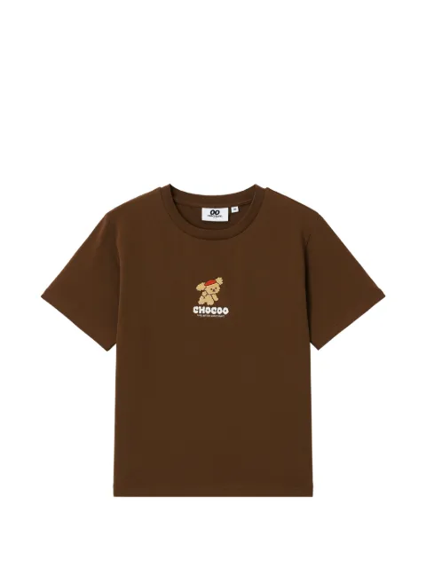 CHOCOOLATE logo-embroidered T-shirt Brown B1XTEW01038X