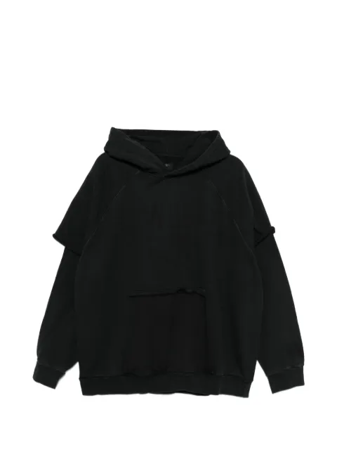 Champion raw-hem hoodie Black 222486
