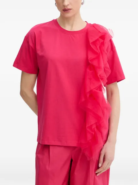 TWINSET ruffled T-shirt Pink 261AP2165
