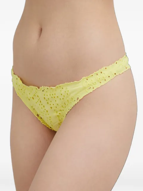 TWINSET broderie-anglaise bikini bottoms Yellow 221LMMJ77
