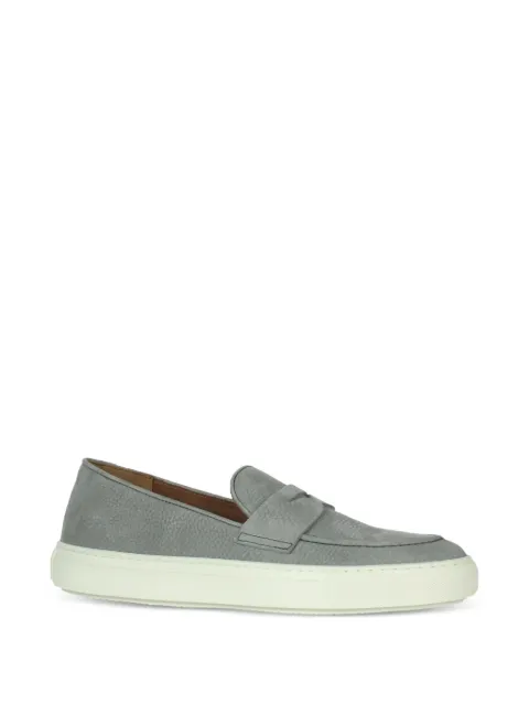 Fratelli Rossetti penny leather loafers Grey 47089