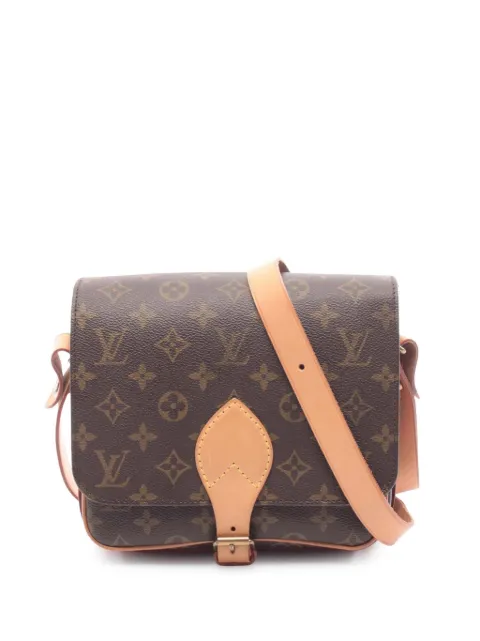 Louis Vuitton Pre-Owned 1990 Monogram Cartouchiere MM crossbody bag Brown K3UQS7T5ZXKZBF39