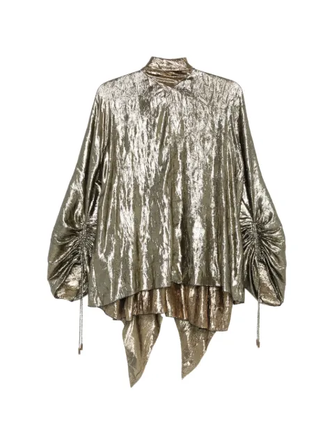 Lanvin button asymmetric top Gold RWTO00046228H25