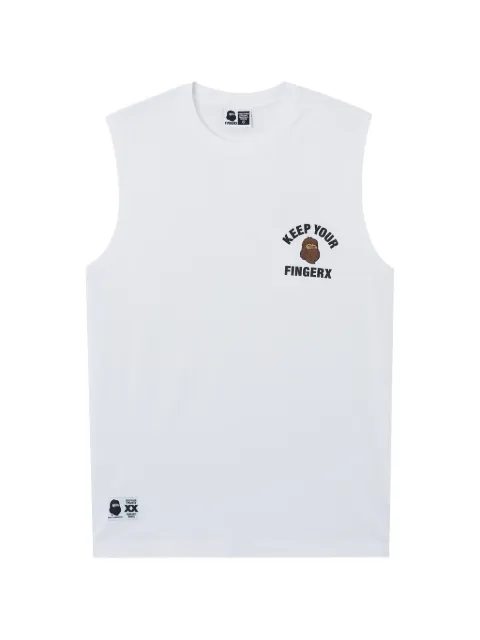 FINGERCROXX printed tank top White FFXVTM01261X