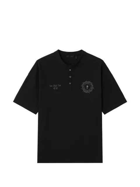 FIVE CM logo-print T-shirt Black 5CXTEM00454X