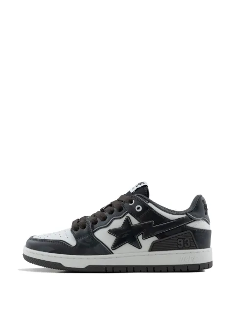 A BATHING APE® star detail lace-up sneakers Black 001FWL701303M