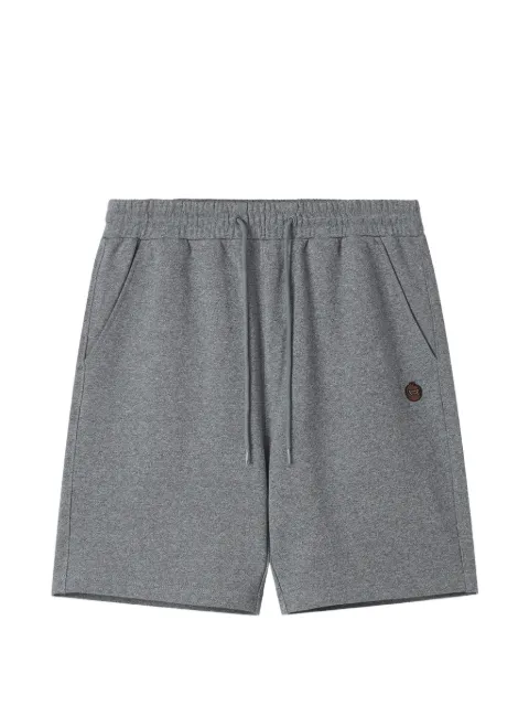 FINGERCROXX drawstring logo shorts Grey FFXSPM01341X
