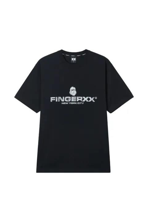 FINGERCROXX logo T-shirt Black FFXTEM01335X