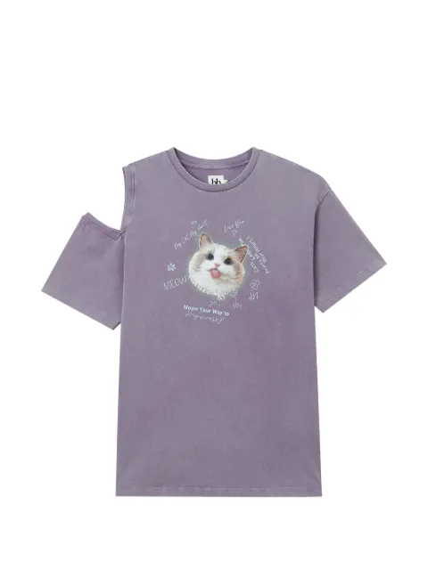 b+ab printed T-shirt Purple 6S651AS