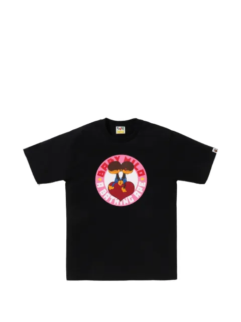 A BATHING APE® printed graphic T-shirt Black 002TEM201004F