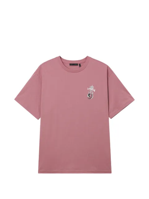FIVE CM graphic print T-shirt Pink 5CXTEM00459X
