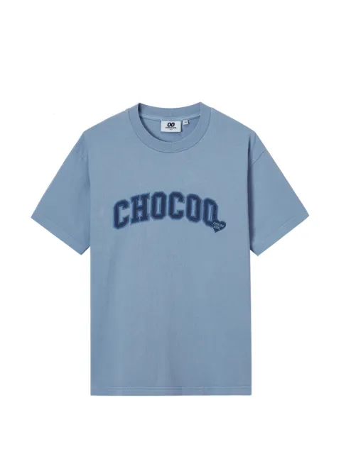 CHOCOOLATE crew-neck T-shirt Blue B1XTEW01032X