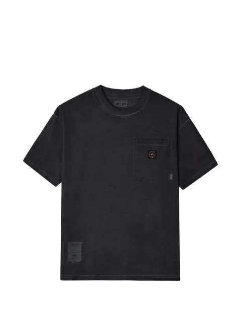 izzue x Alpha Industries patch-pocket T-shirt Grey IZXTEM00648X