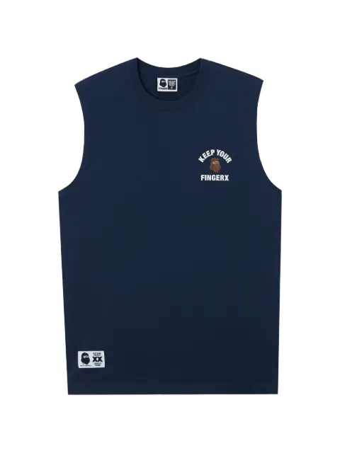 FINGERCROXX round-neck tank top Blue FFXVTM01261X