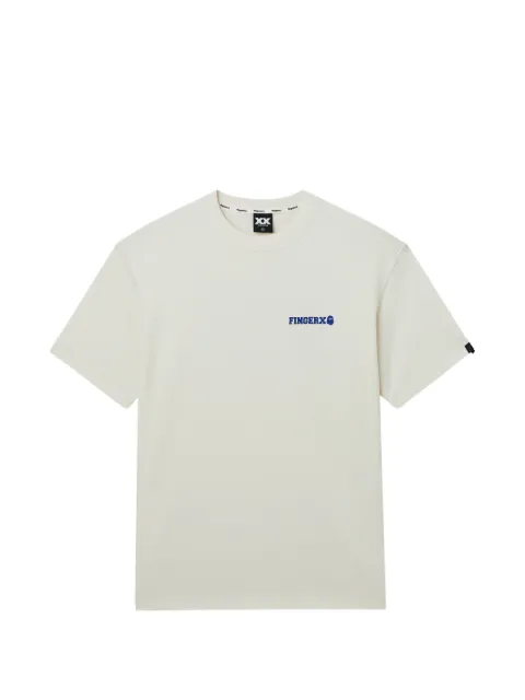 FINGERCROXX graphic-print T-shirt Neutrals FFXTEM01318X