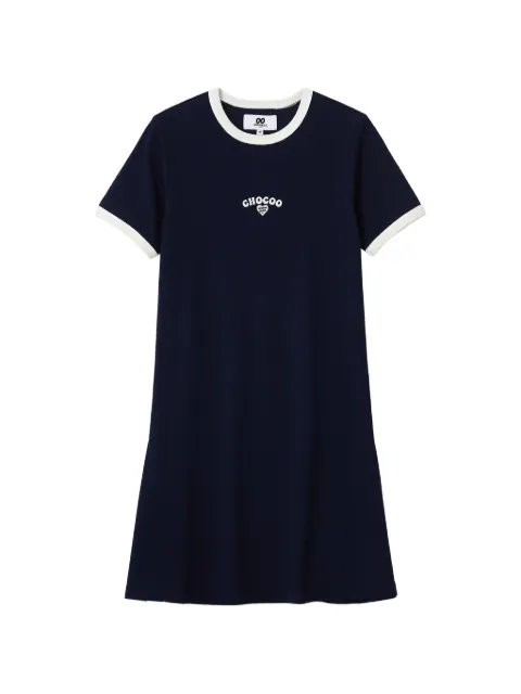 CHOCOOLATE ringer embroidery dress Blue B1XDSW01109X