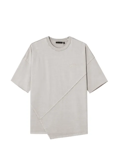 FIVE CM panelled raw-cut T-shirt Neutrals 5CXTEM00456X